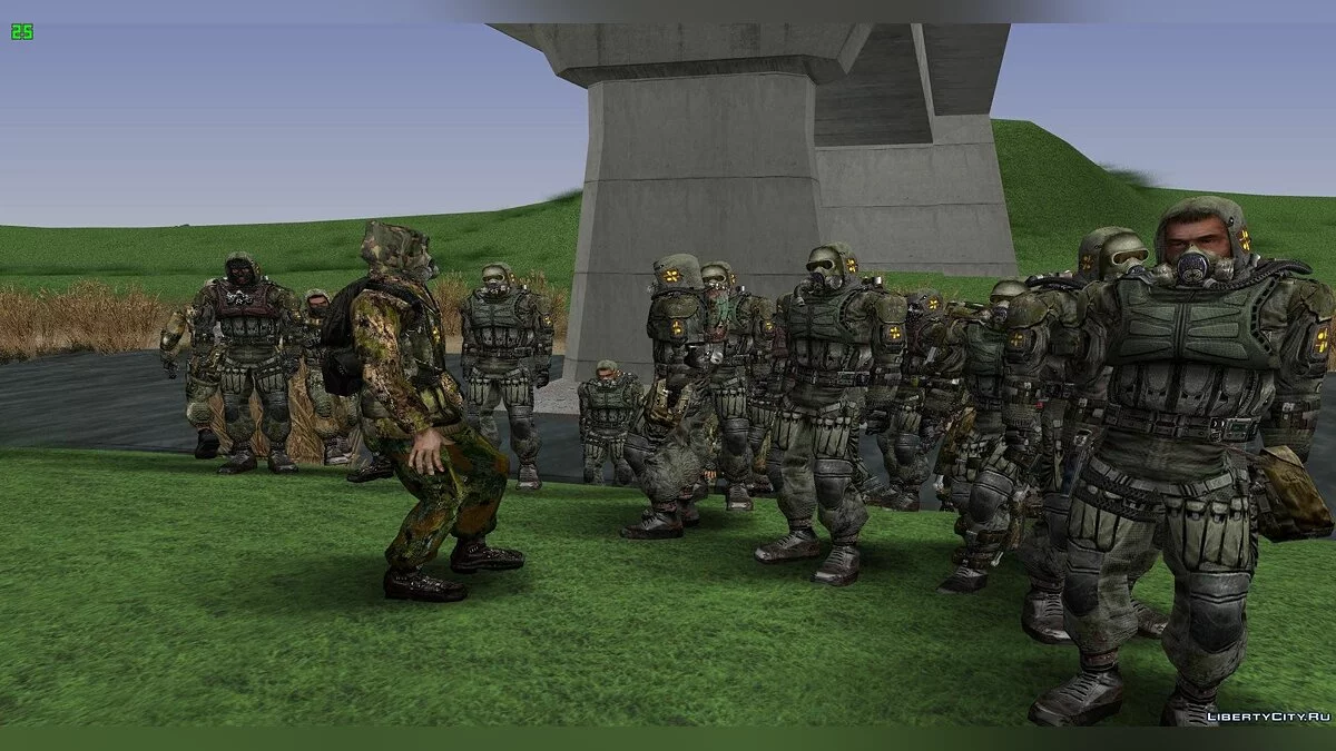 Grouping "Diggers" from S.T.A.L.K.E.R / GTA San Andreas