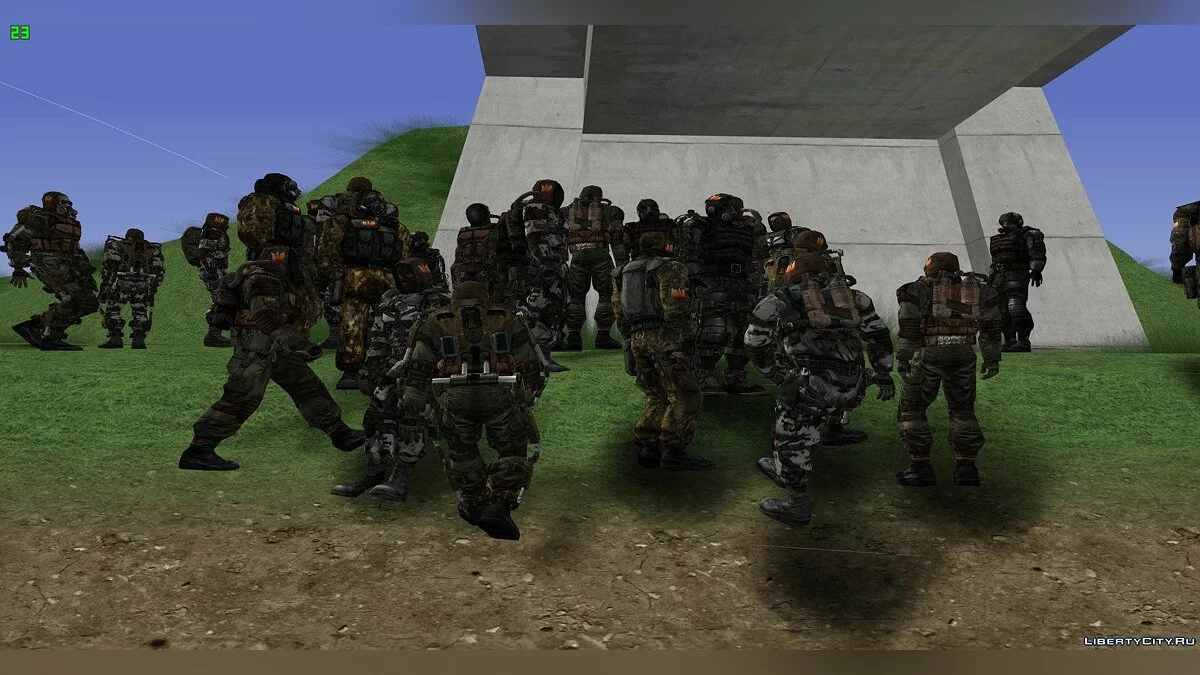 Grouping "Phoenix" from S.T.A.L.K.E.R / GTA San Andreas