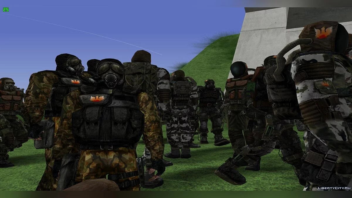 Grouping "Phoenix" from S.T.A.L.K.E.R / GTA San Andreas