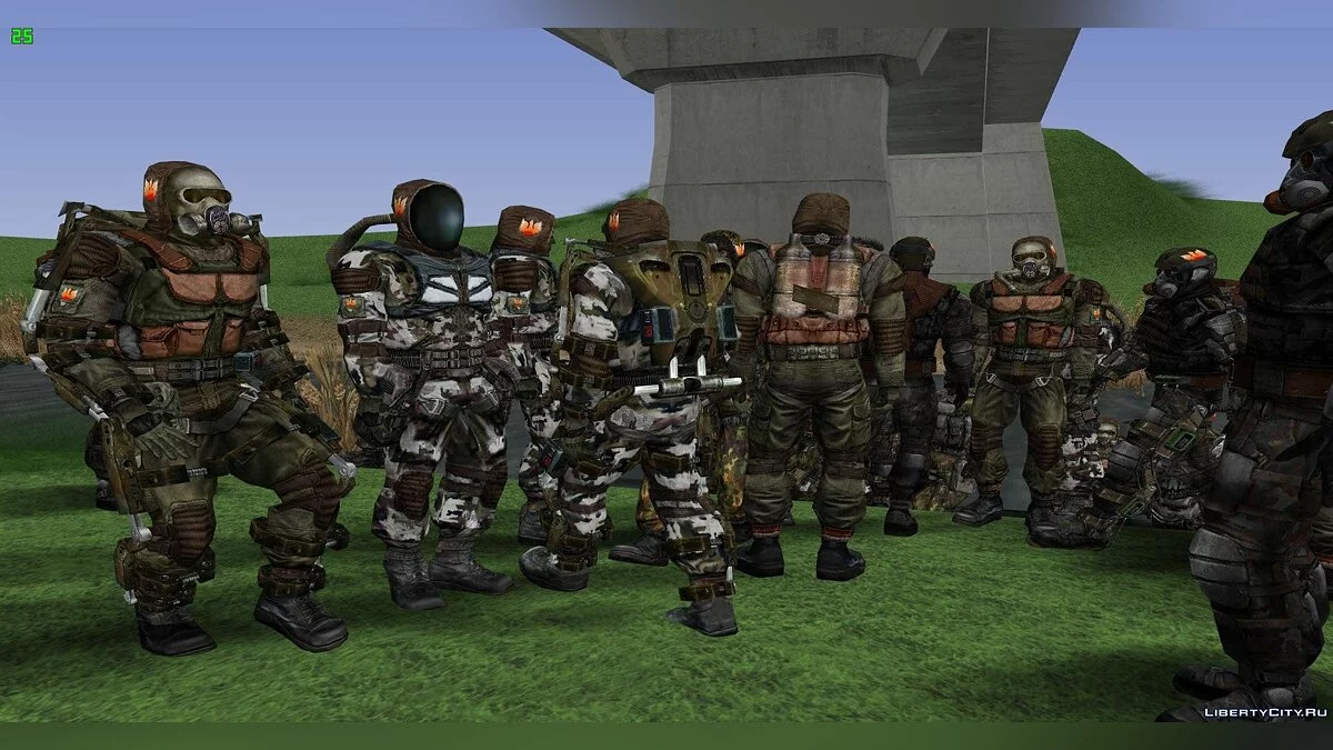 Grouping "Phoenix" from S.T.A.L.K.E.R / GTA San Andreas