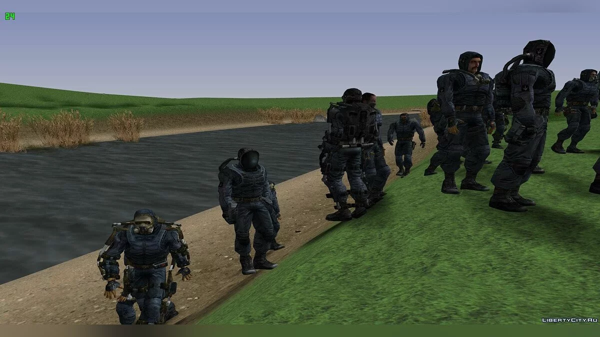 Gruppierung "Hüter der Zone" aus S.T.A.L.K.E.R / GTA San Andreas
