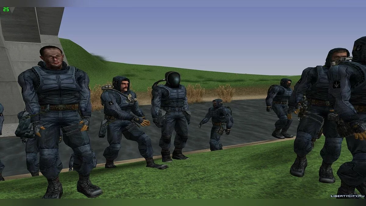 Gruppierung "Hüter der Zone" aus S.T.A.L.K.E.R / GTA San Andreas