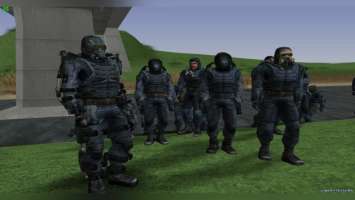Gruppierung "Hüter der Zone" aus S.T.A.L.K.E.R / GTA San Andreas