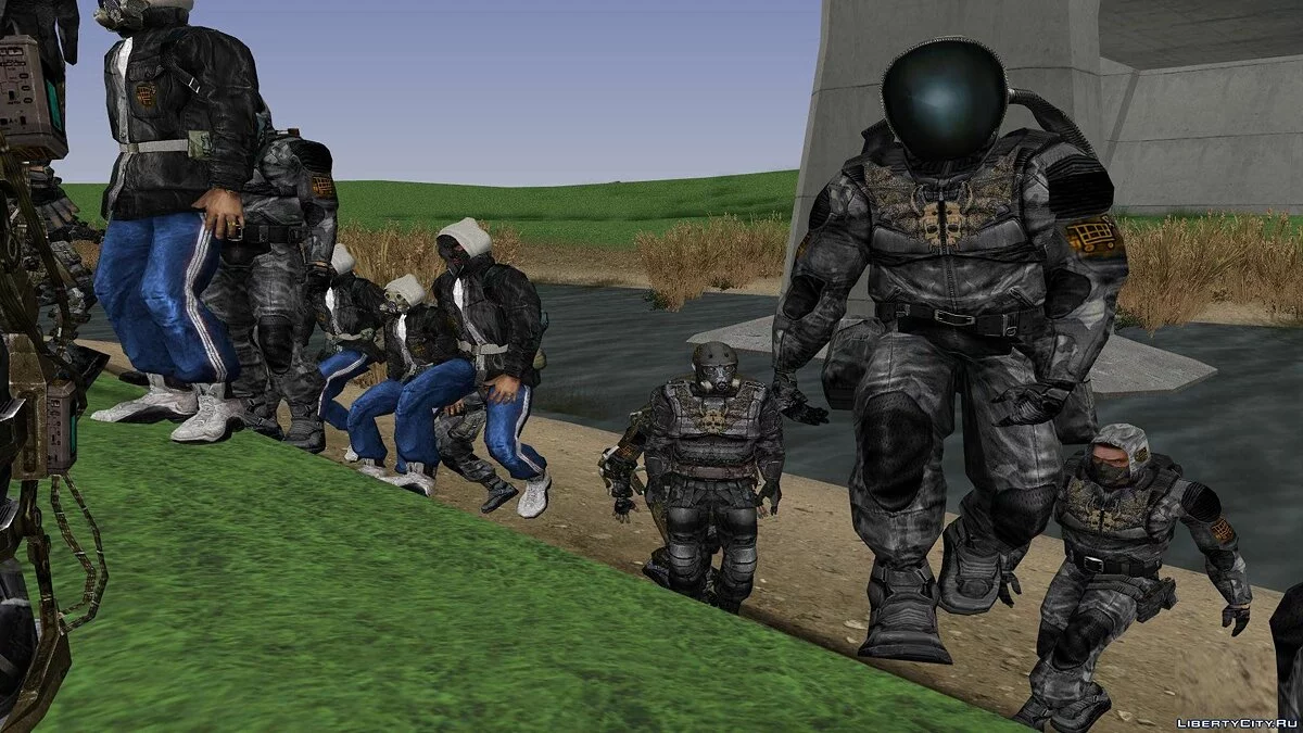 Gruppierung "Schmuggler" aus S.T.A.L.K.E.R / GTA San Andreas