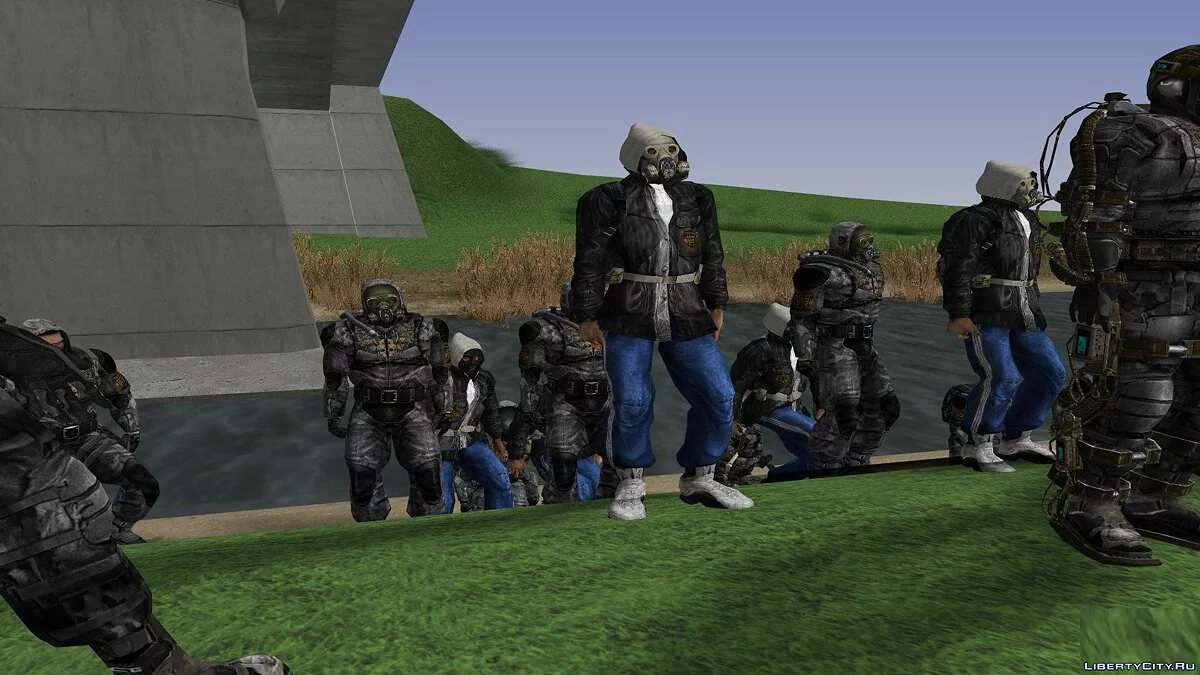 Gruppierung "Schmuggler" aus S.T.A.L.K.E.R / GTA San Andreas