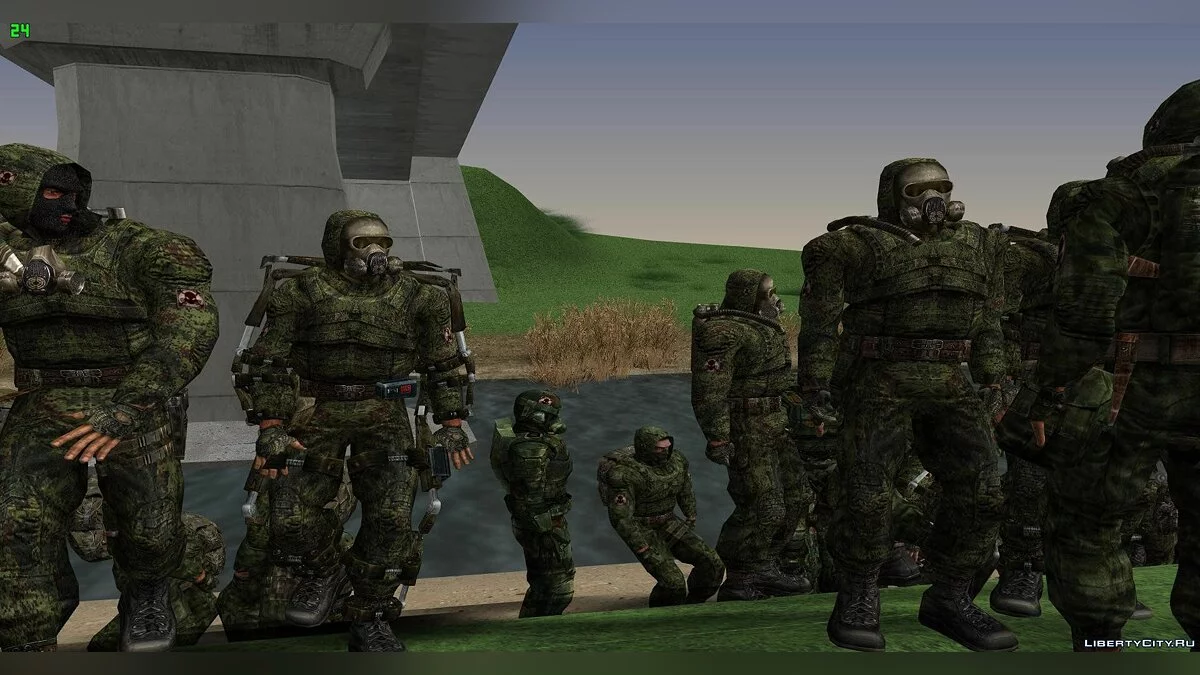 Groupement "Liquidateurs" de S.T.A.L.K.E.R / GTA San Andreas