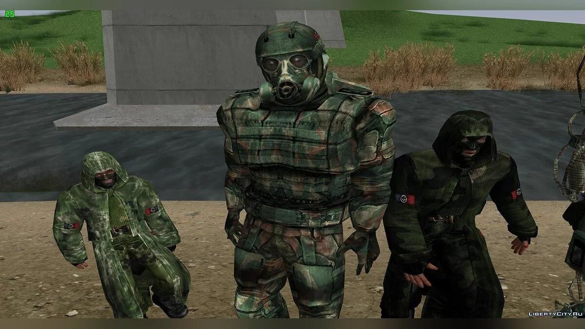 Groupe "Vengeurs" de S.T.A.L.K.E.R / GTA San Andreas