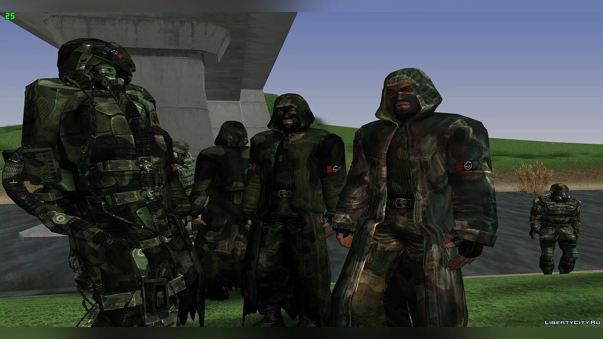 Groupe "Vengeurs" de S.T.A.L.K.E.R / GTA San Andreas