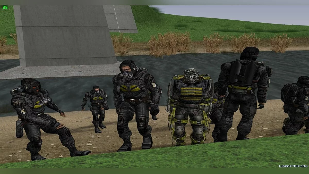 S.T.A.L.K.E.R 中的“拦截”组织 / GTA San Andreas