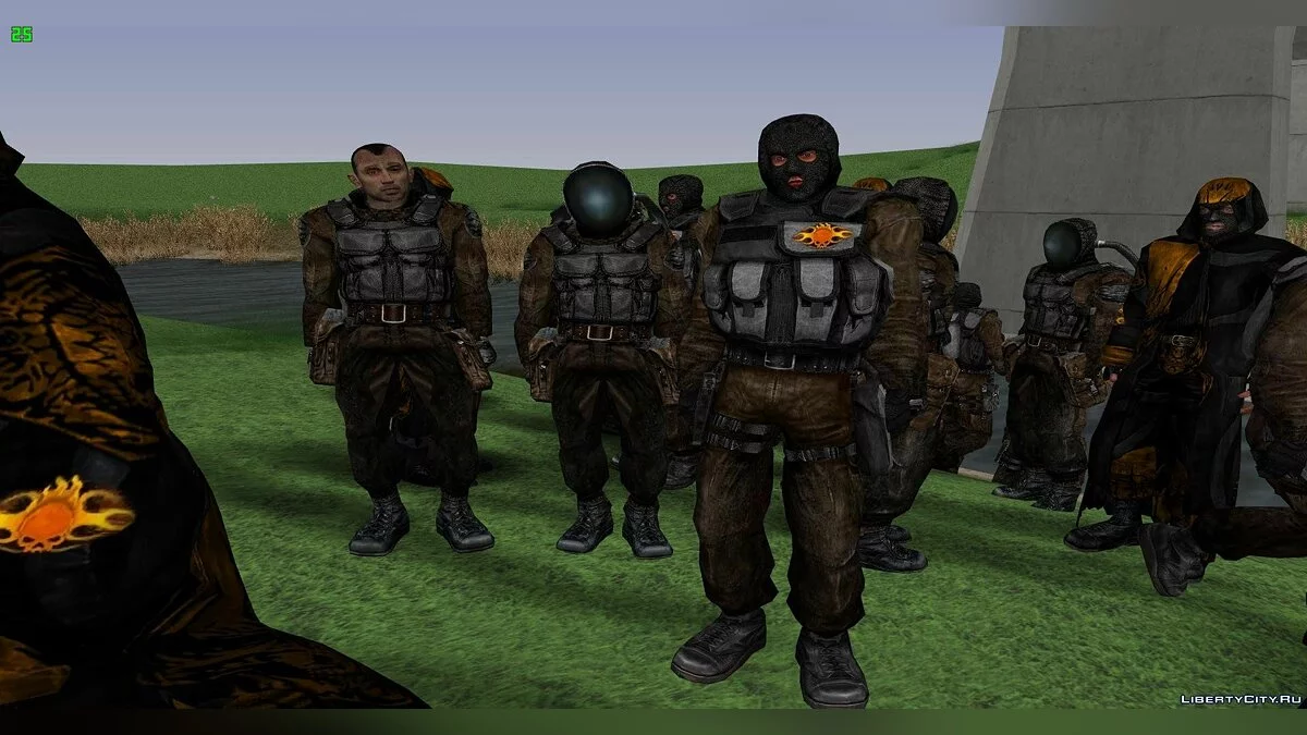Угруповання "Солнцевська бригада" з S.T.A.L.K.E.R / GTA San Andreas