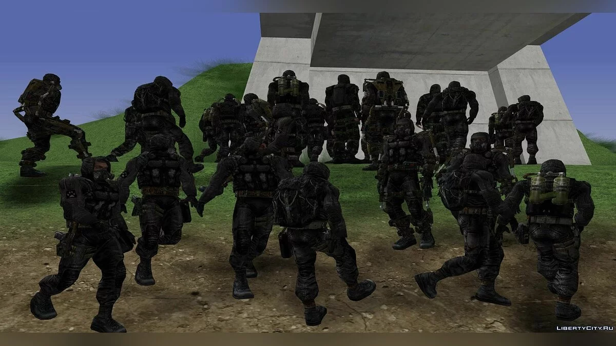 Grouping "Tiger" from S.T.A.L.K.E.R / GTA San Andreas