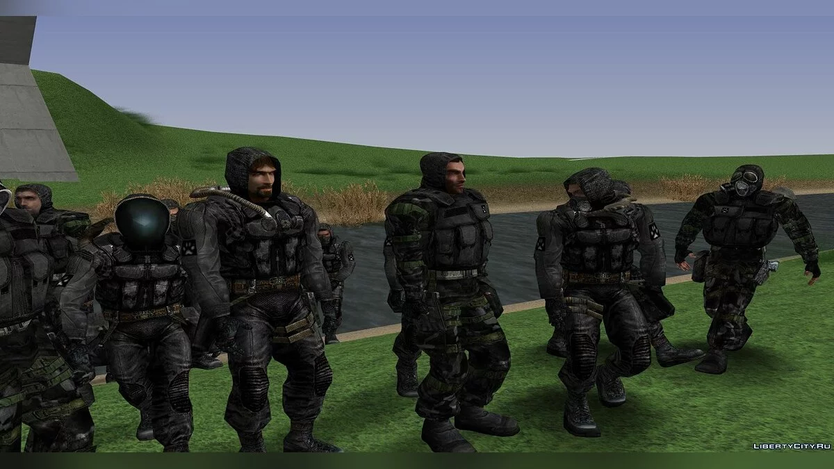 Grouping "Tiger" from S.T.A.L.K.E.R / GTA San Andreas