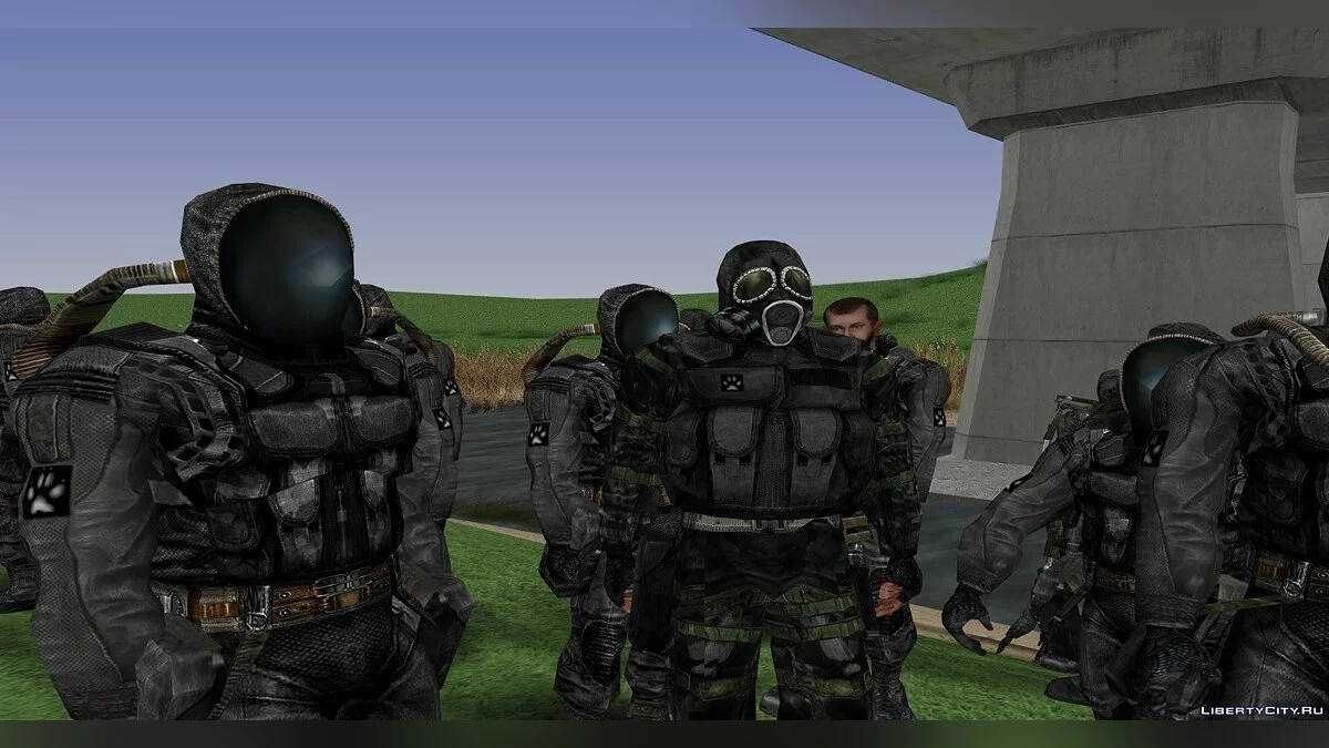 Grouping "Tiger" from S.T.A.L.K.E.R / GTA San Andreas