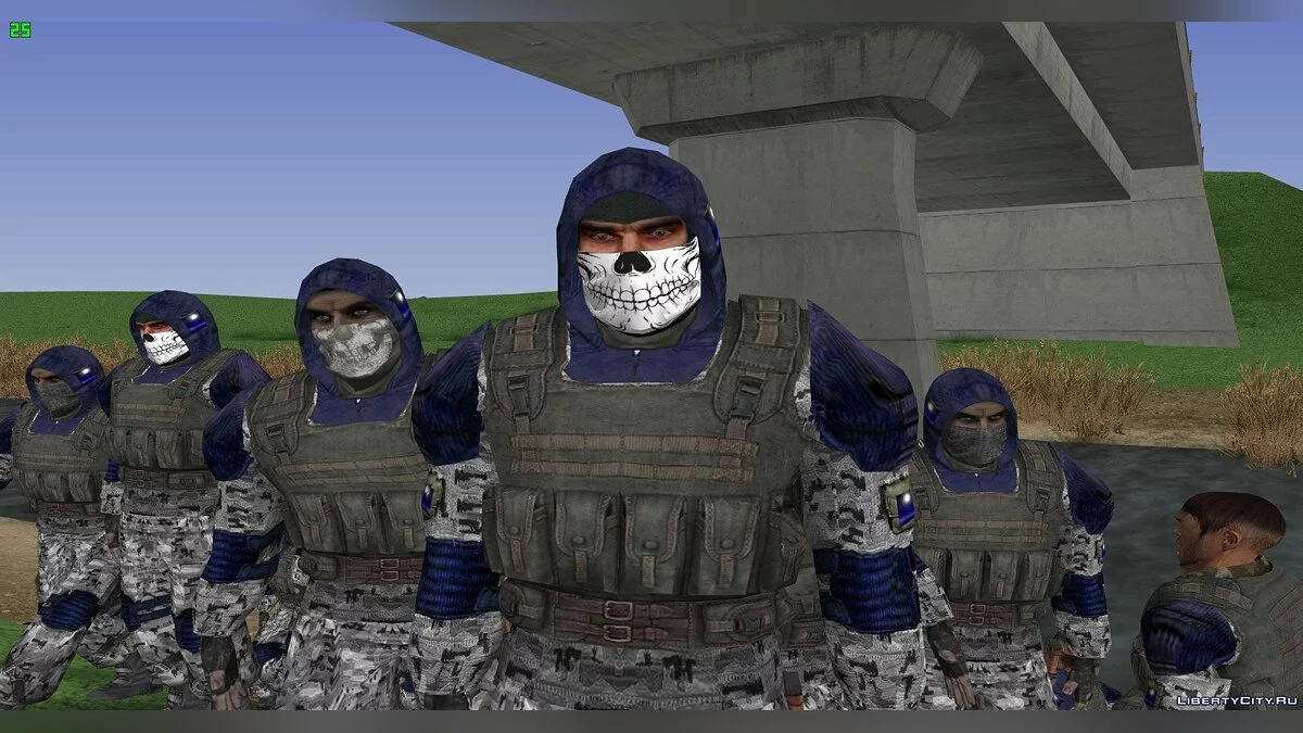 Угруповання "Темне небо" з S.T.A.L.K.E.R / GTA San Andreas