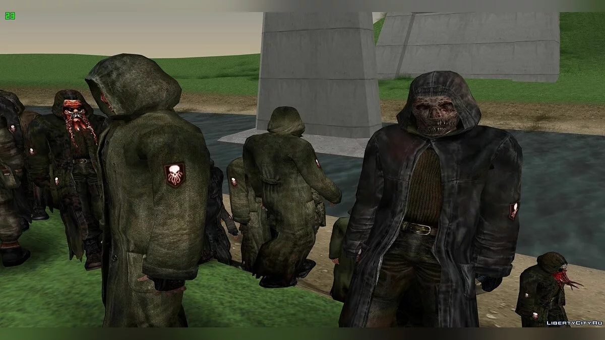 Grupo "Stalkers Oscuros" de S.T.A.L.K.E.R / GTA San Andreas
