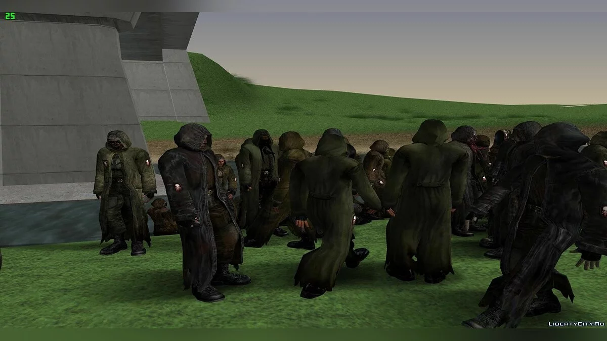Grupo "Stalkers Oscuros" de S.T.A.L.K.E.R / GTA San Andreas
