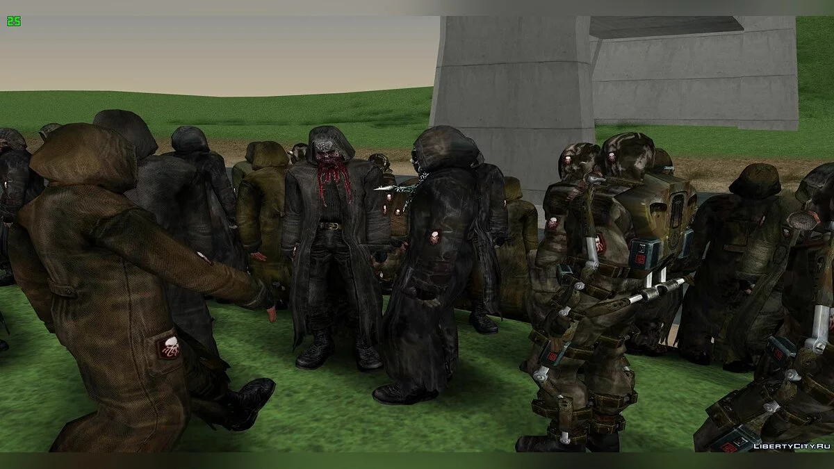 Grupo "Stalkers Oscuros" de S.T.A.L.K.E.R / GTA San Andreas