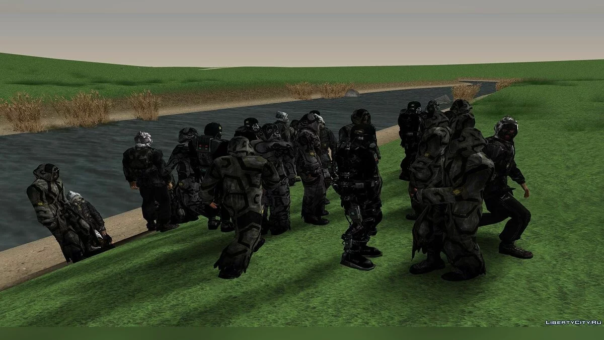 Group "Great Khans" from S.T.A.L.K.E.R / GTA San Andreas