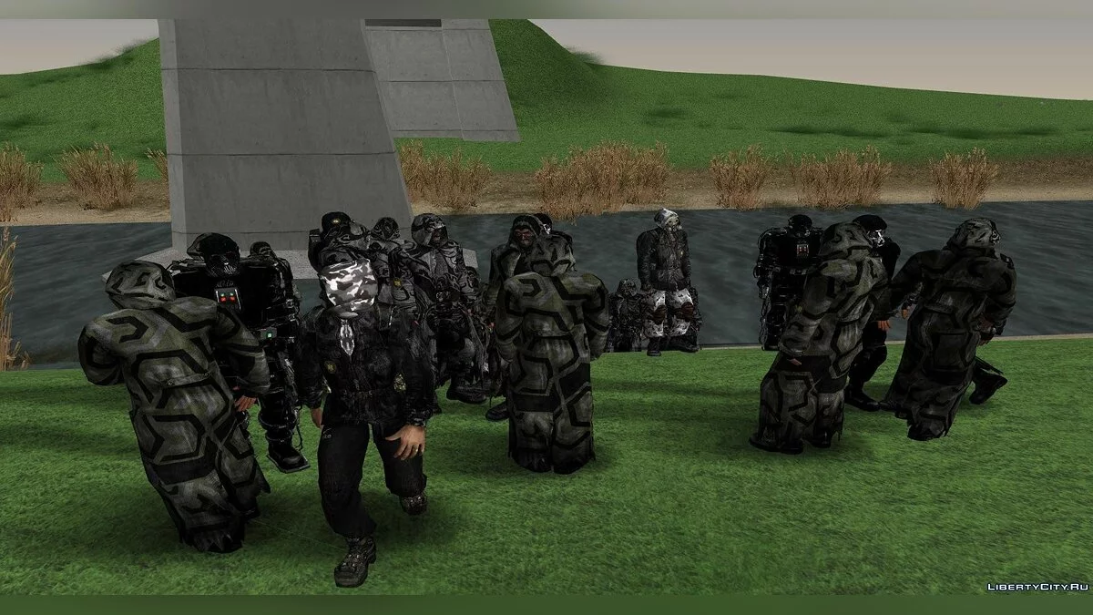 Group "Great Khans" from S.T.A.L.K.E.R / GTA San Andreas