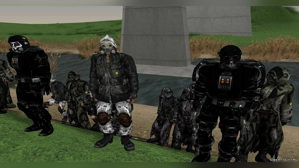 Group "Great Khans" from S.T.A.L.K.E.R / GTA San Andreas