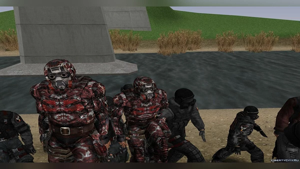 Le groupe "Rétribution" de S.T.A.L.K.E.R / GTA San Andreas
