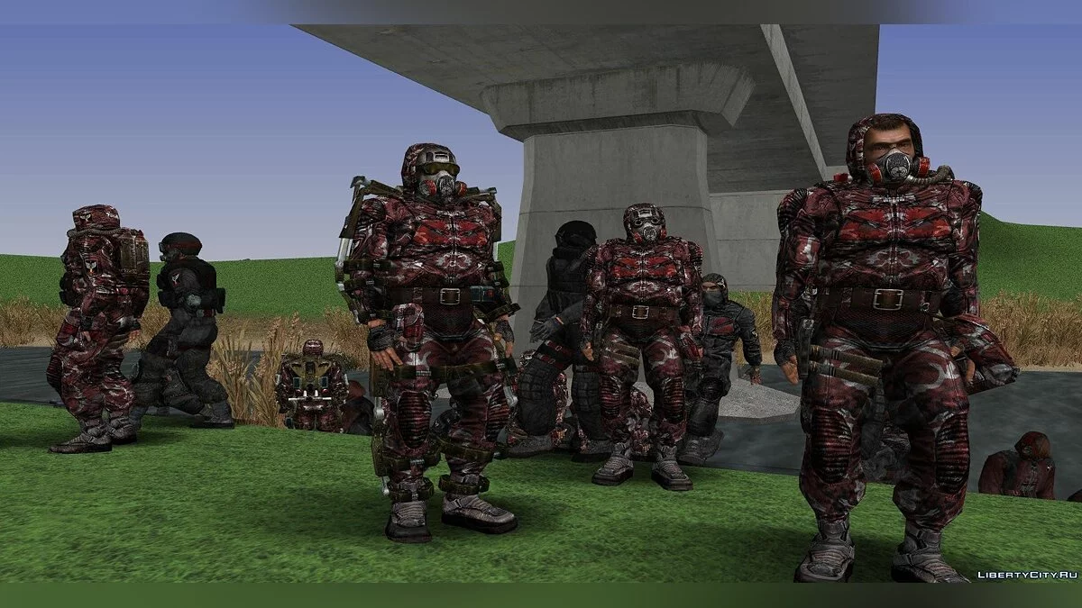 Le groupe "Rétribution" de S.T.A.L.K.E.R / GTA San Andreas