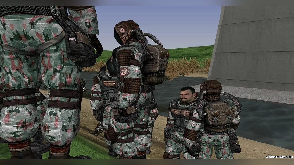 Інтернаціональна дослідницька група з S.T.A.L.K.E.R / GTA San Andreas