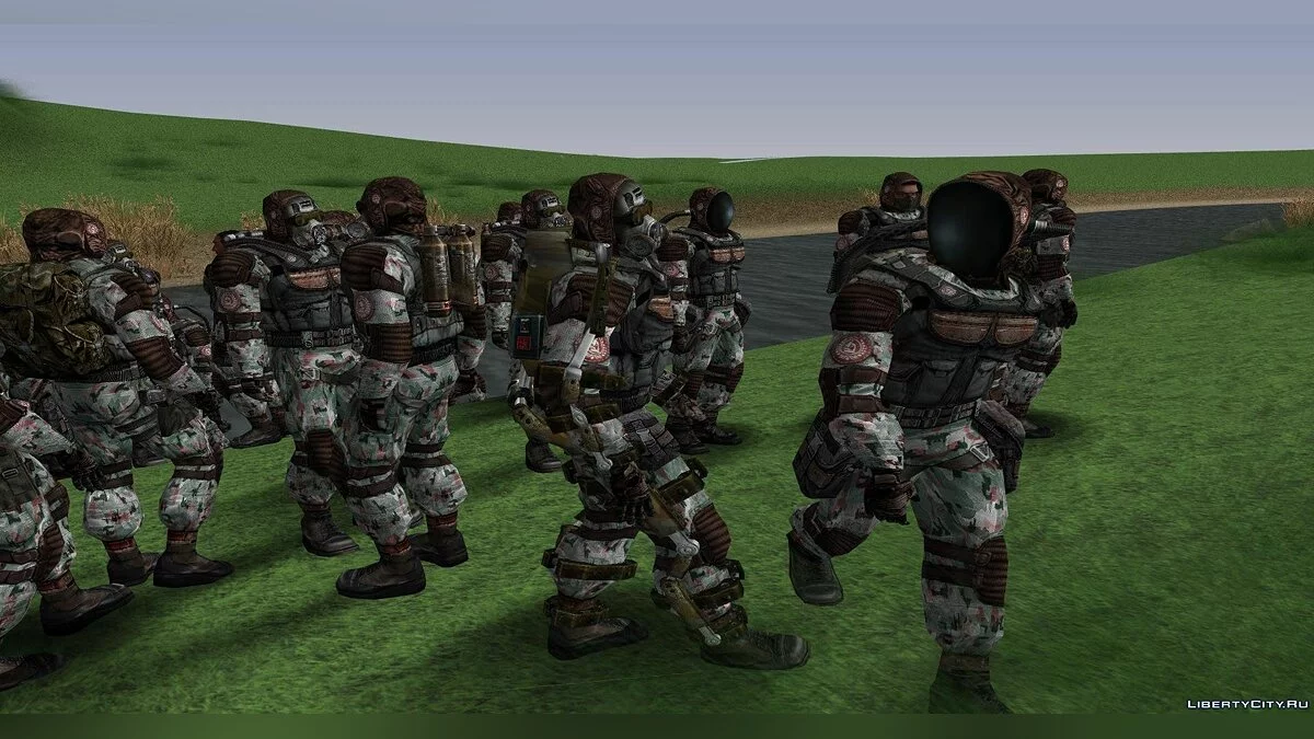 Інтернаціональна дослідницька група з S.T.A.L.K.E.R / GTA San Andreas