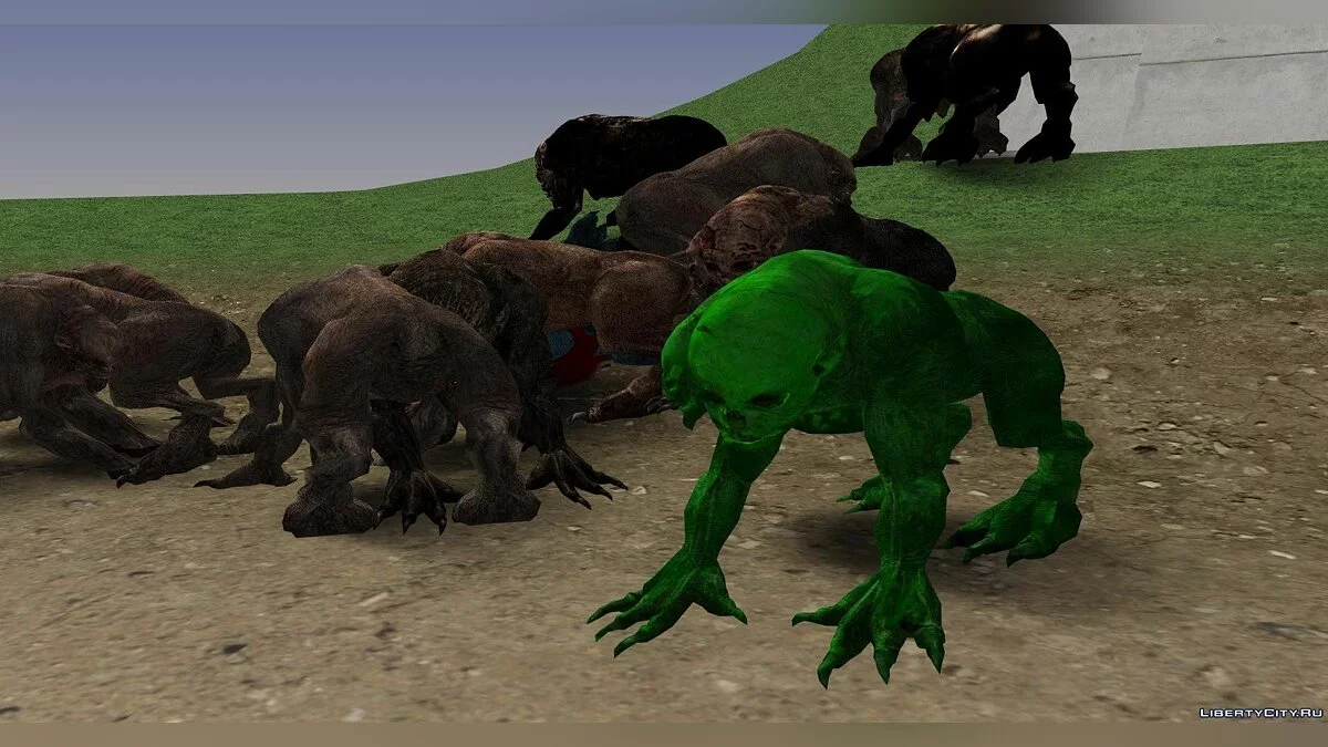 All types of chimeras from S.T.A.L.K.E.R / GTA San Andreas
