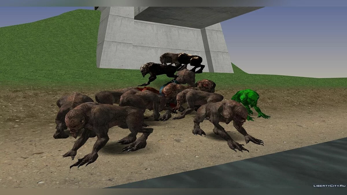 All types of chimeras from S.T.A.L.K.E.R / GTA San Andreas