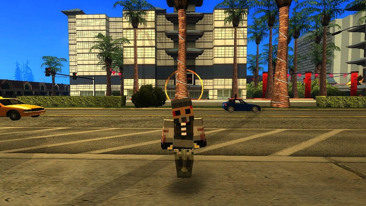 Сборник скинов из игры Minecraft / GTA San Andreas