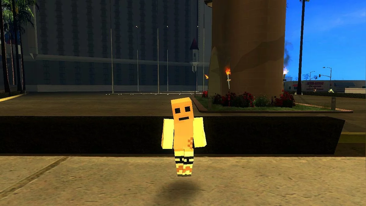 Сборник скинов из игры Minecraft / GTA San Andreas