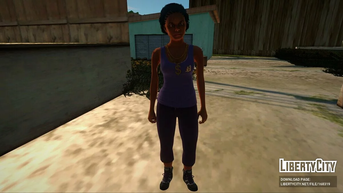 Gang Skins of Bandit Girls from GTA 5 / GTA San Andreas