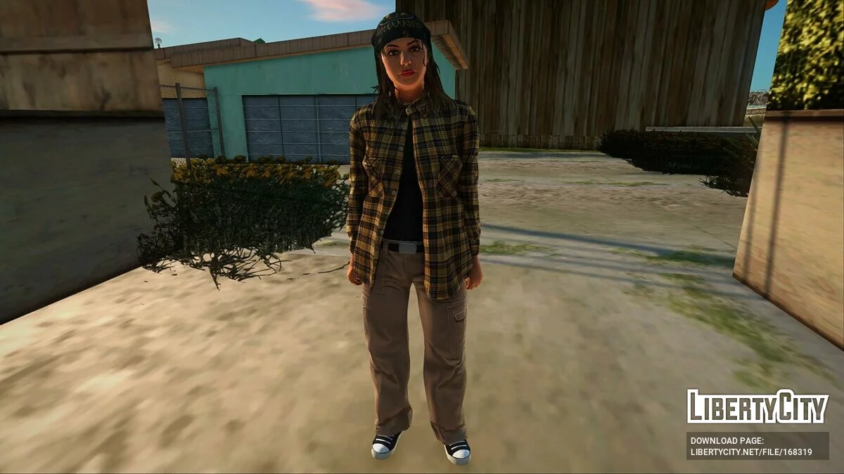 Gang Skins of Bandit Girls from GTA 5 / GTA San Andreas