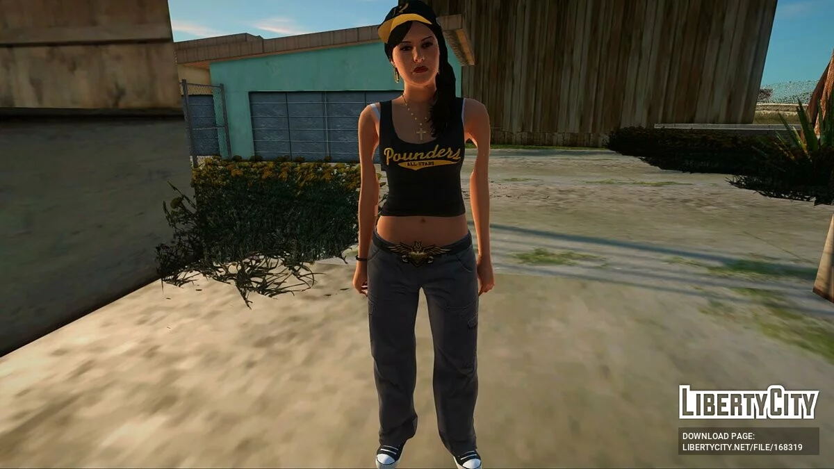 Gang Skins of Bandit Girls from GTA 5 / GTA San Andreas