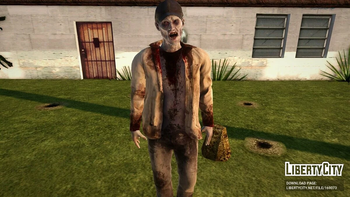 Collection of zombies from Resident Evil 2 & 3 Remake / GTA San Andreas