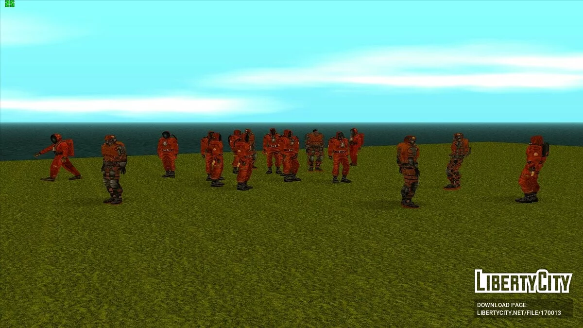Group «Amber» from S.T.A.L.K.E.R / GTA San Andreas