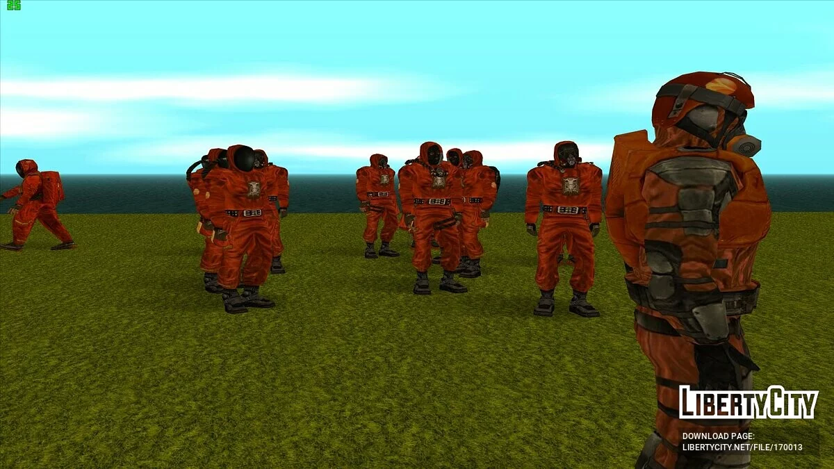Group «Amber» from S.T.A.L.K.E.R / GTA San Andreas