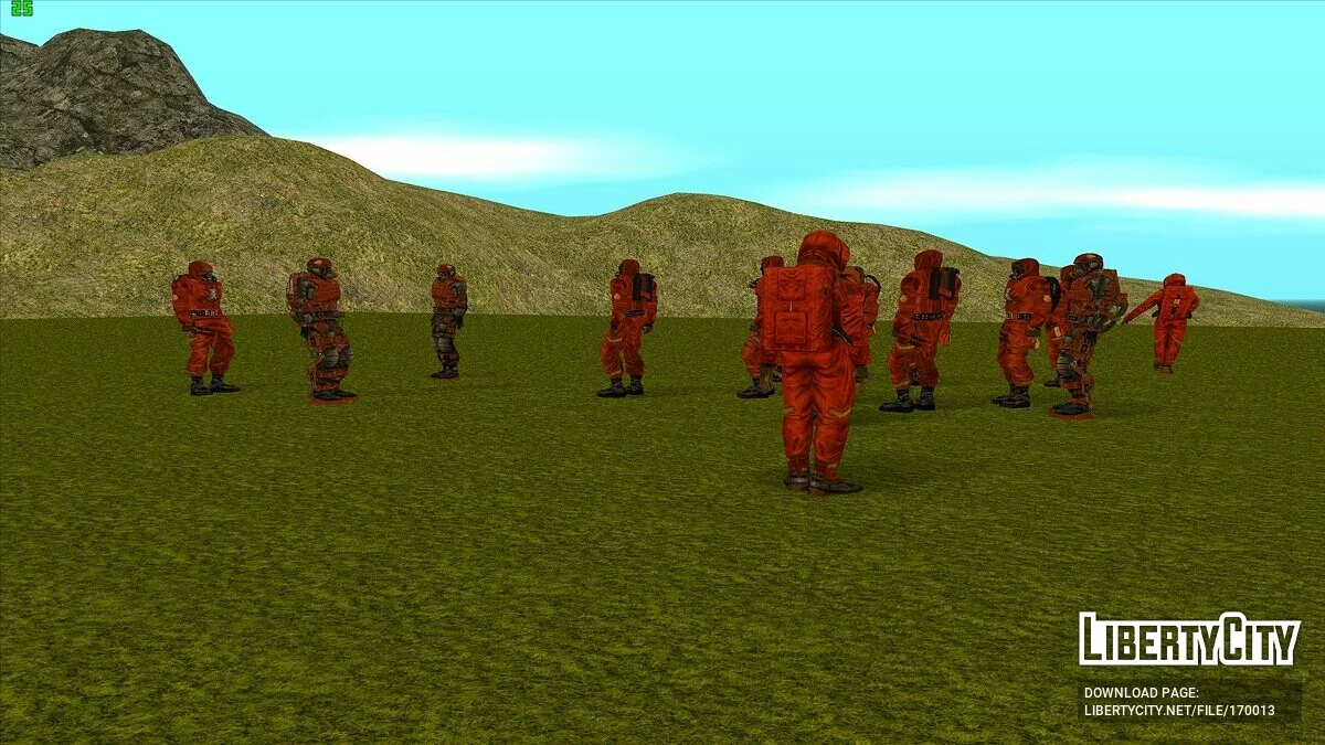 Group «Amber» from S.T.A.L.K.E.R / GTA San Andreas