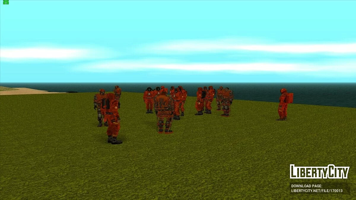 Group «Amber» from S.T.A.L.K.E.R / GTA San Andreas