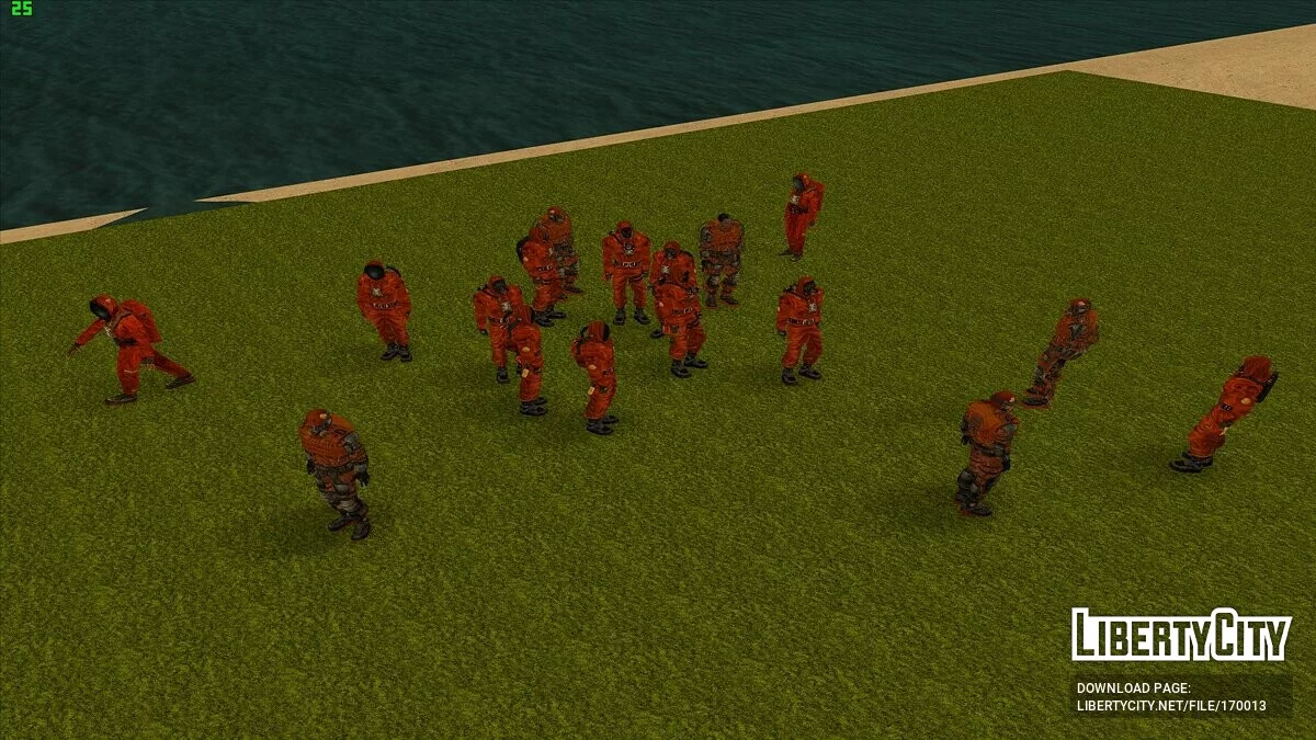 Group «Amber» from S.T.A.L.K.E.R / GTA San Andreas