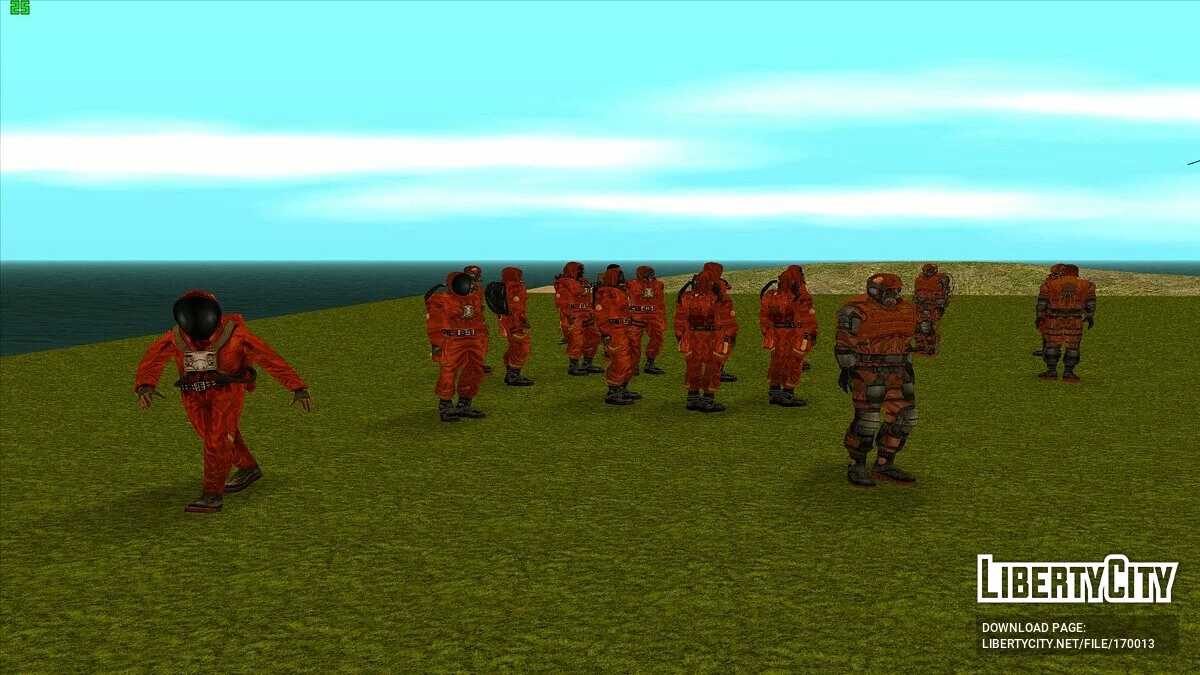 Group «Amber» from S.T.A.L.K.E.R / GTA San Andreas