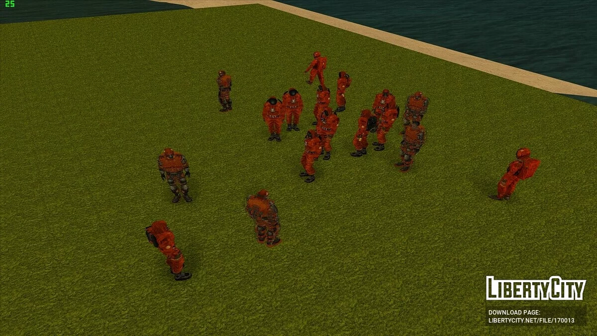 Group «Amber» from S.T.A.L.K.E.R / GTA San Andreas
