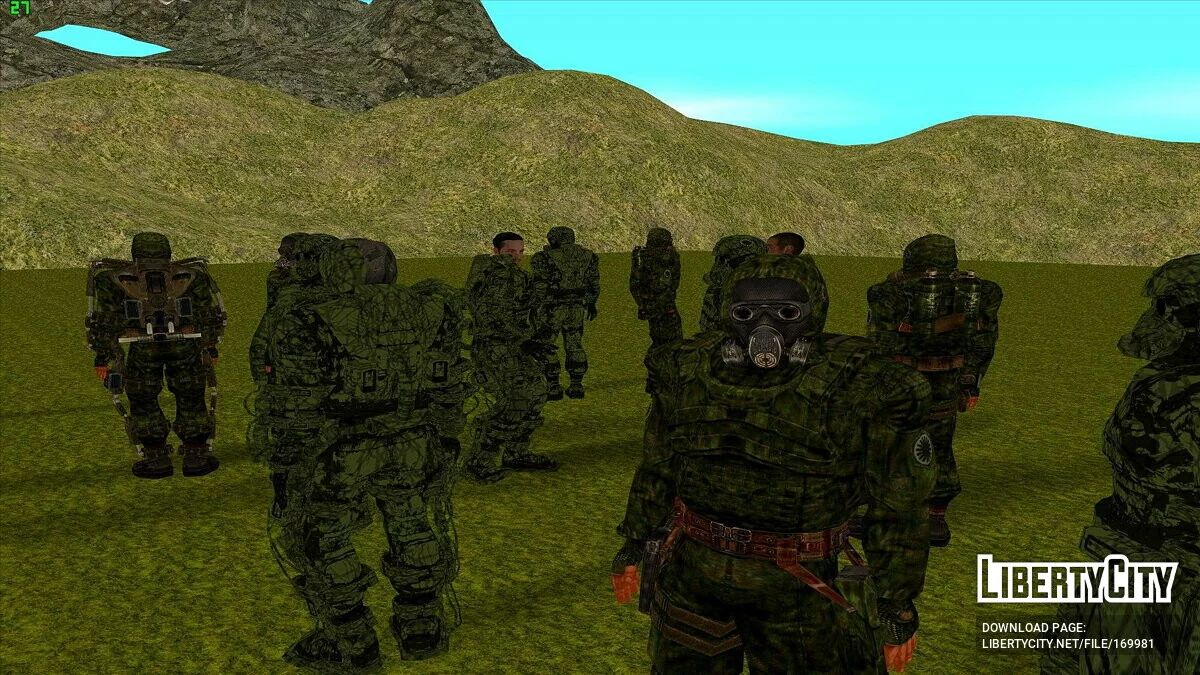 Die Hunter-Gruppierung aus S.T.A.L.K.E.R / GTA San Andreas