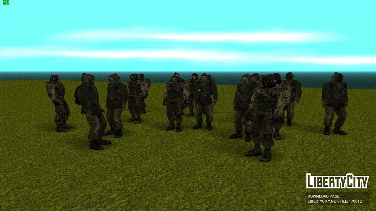 Угруповання «Пілігрими» з S.T.A.L.K.E.R / GTA San Andreas