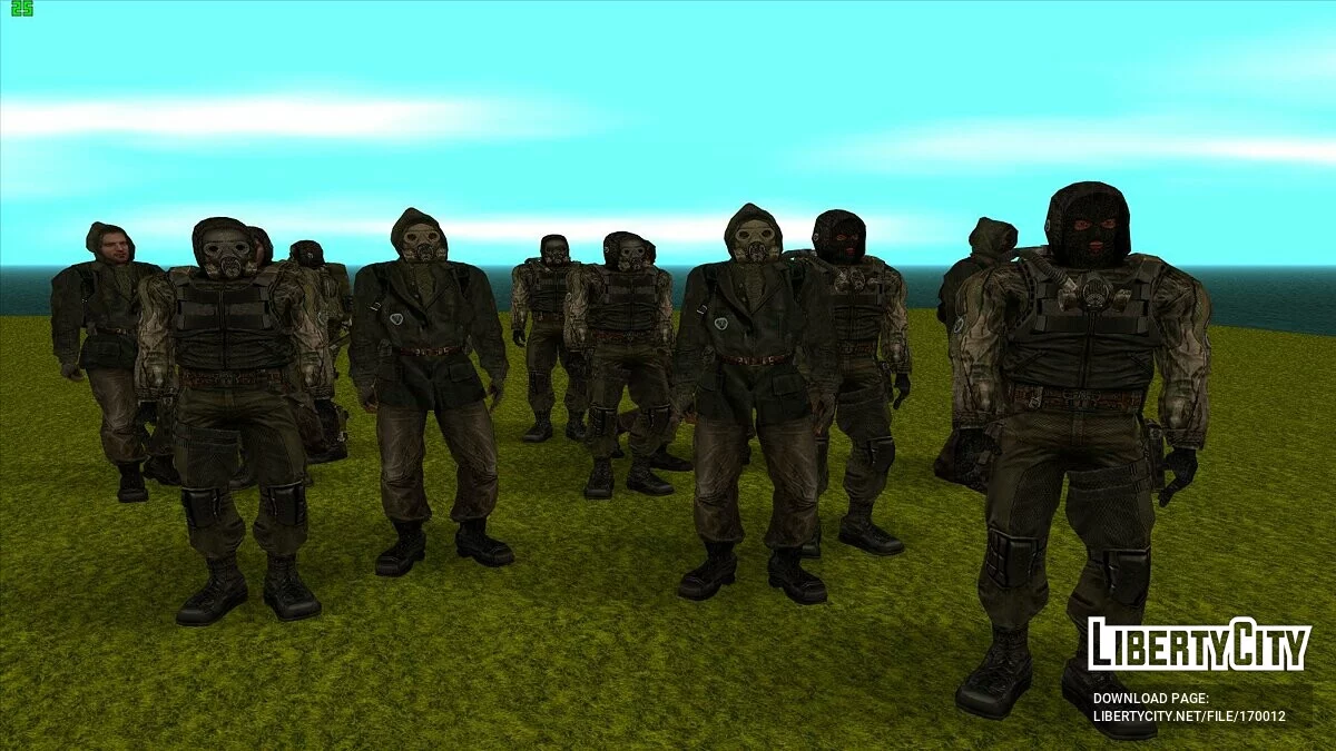 Угруповання «Пілігрими» з S.T.A.L.K.E.R / GTA San Andreas