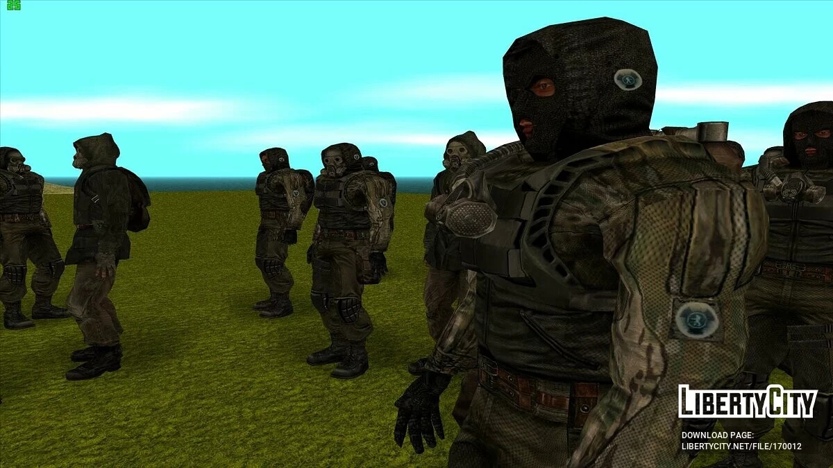 Угруповання «Пілігрими» з S.T.A.L.K.E.R / GTA San Andreas