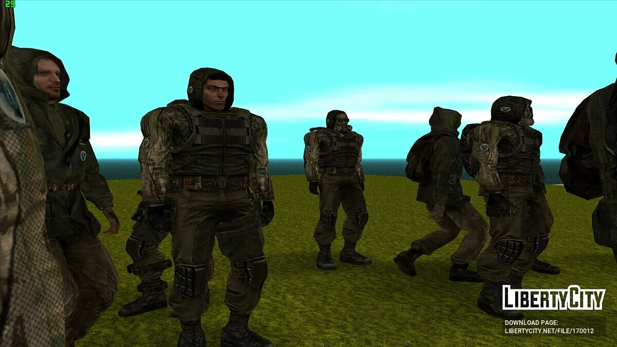 Угруповання «Пілігрими» з S.T.A.L.K.E.R / GTA San Andreas