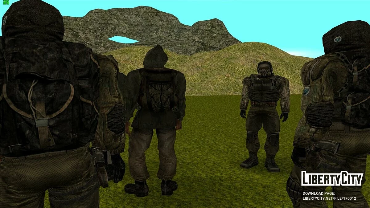 Угруповання «Пілігрими» з S.T.A.L.K.E.R / GTA San Andreas