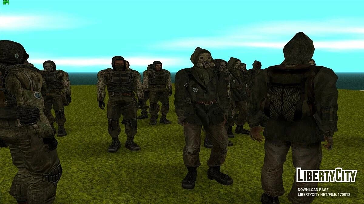 Угруповання «Пілігрими» з S.T.A.L.K.E.R / GTA San Andreas
